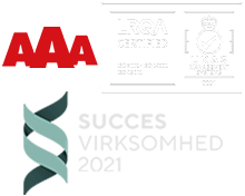 ISO9001 og Bisnode logo